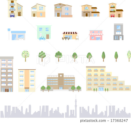 Building townscape Building townscape 17368247