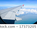 view from aircraft fly above ocean 17373205