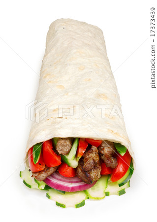Beef shawarma isolated 17373439