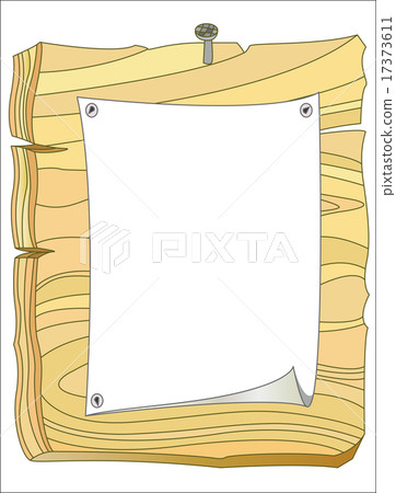 Wooden Bulletin Board. Wooden Bulletin Board. 17373611