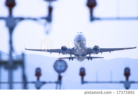 Aircraft immediately after takeoff Aircraft immediately after takeoff 17373892
