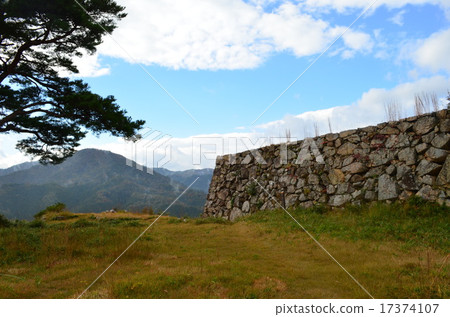 十二月石垣武田城堡廢墟 十二月石垣武田城堡廢墟 17374107