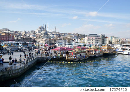 Turkey · Istanbul Scenery of Galata Bridge Turkey · Istanbul Scenery of Galata Bridge 17374720