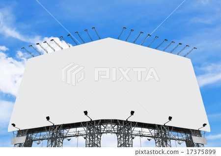 white blank billboard 17375899