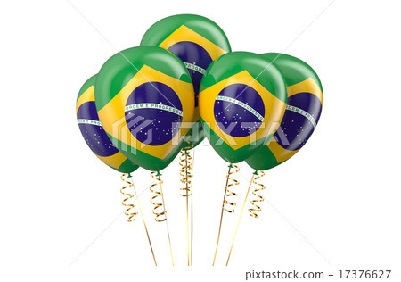 Brazil patriotic balloons, holyday concept Brazil patriotic balloons, holyday concept 17376627