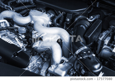 engine of modern car engine of modern car 17377080