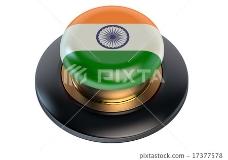 India flag button 17377578