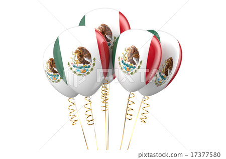 Mexico patriotic balloons, holyday concept 17377580