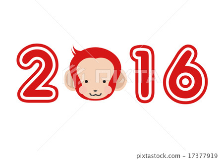 New year's card 2016 17377919