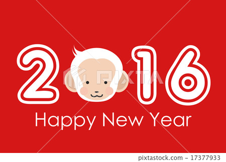 New year's card 2016 17377933