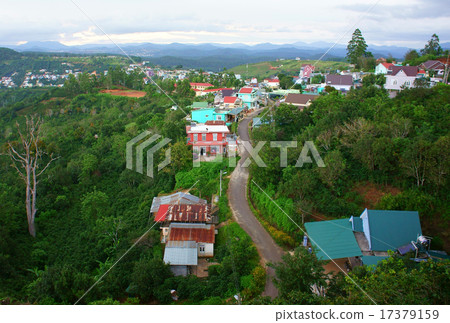 Dalat suburbs, Vietnam country 17379159