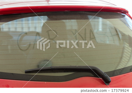 text of car wash on back mirror dirty car text of car wash on back mirror dirty car 17379924