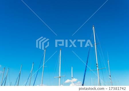 桅杆對齊藍色 17381742