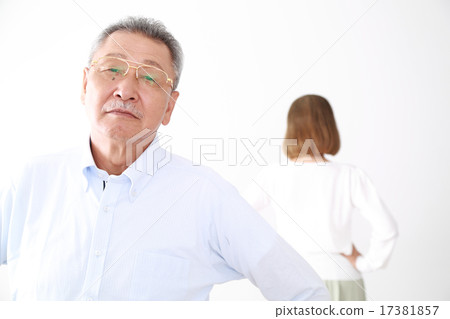 Senior couple fighting fights 17381857