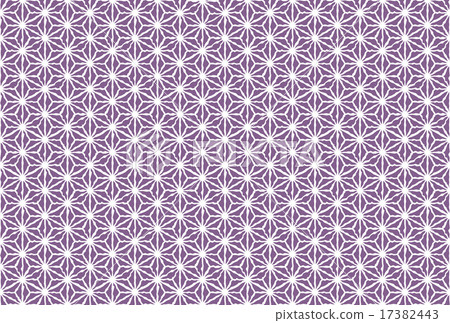 Hemp leaves New Year background Yokosuka purple 17382443