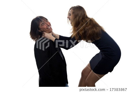 Blond woman and man 17383867