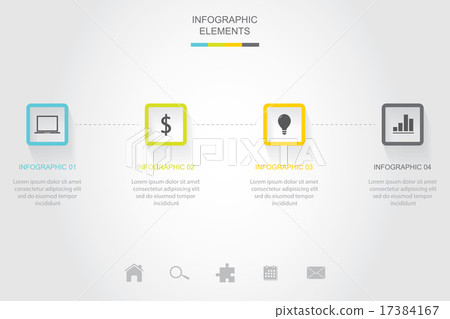 Pentagon Infographic Elements. 17384167