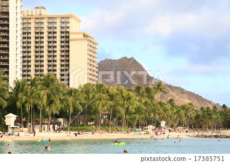 威基基海灘鑽石頭 17385751