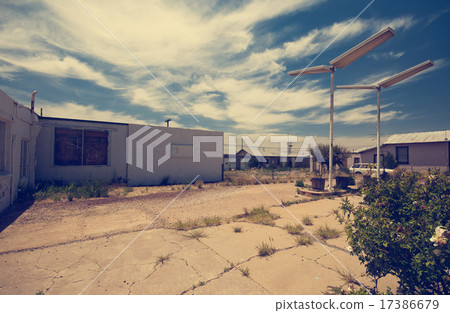 Abandoned Gas Station along the Route 66 17386679