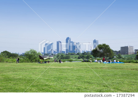 Tama River Amusement Park 17387294