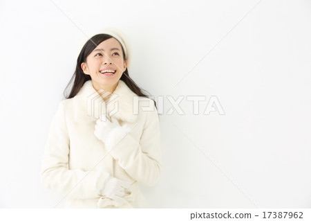 A young woman in a coat 17387962