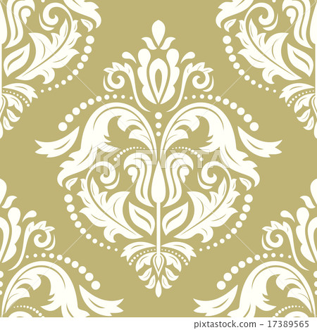 Damask Seamless Vector Pattern 17389565