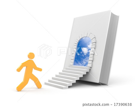 Book with door to future Book with door to future 17390638
