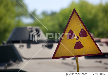 Radioactivity warning symbol Radioactivity warning symbol 17391007