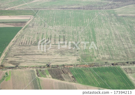 農村延伸到南美大陸智利首都聖地亞哥的郊區 17394213