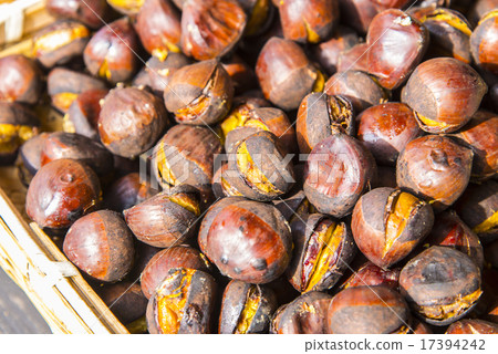 Grilled chestnuts from Tamba 17394242