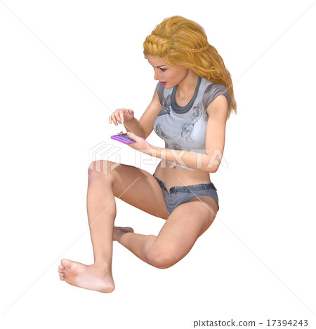 young woman      17394243