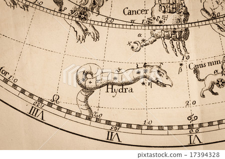 古色古香的天文地圖 17394328
