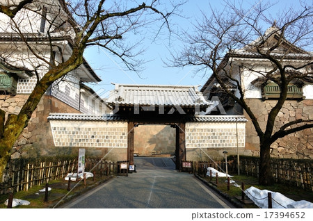 Kanazawa castle Ishikawa gate One gate Kanazawa castle Ishikawa gate One gate 17394652