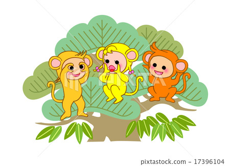 Looking at the new three monkeys well Talk and listen well 17396104