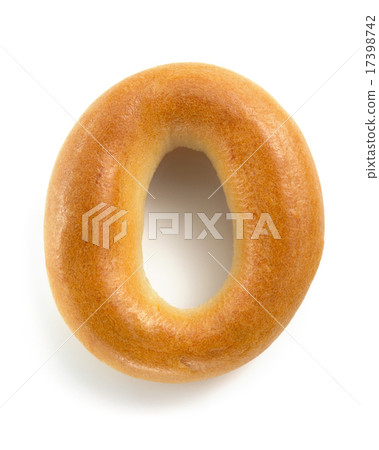 bagel isolated on white 17398742