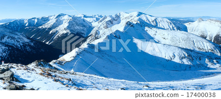 Kasprowy Wierch  in the Western Tatras. Winter view. 17400038