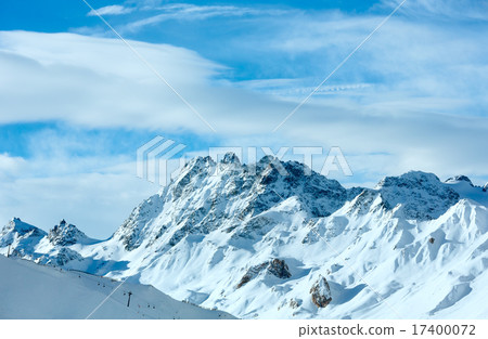 Silvretta Alps winter view (Austria). 17400072
