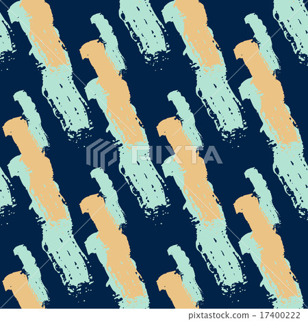 Seamless pattern with diagonal aqua and gold strokes 17400222