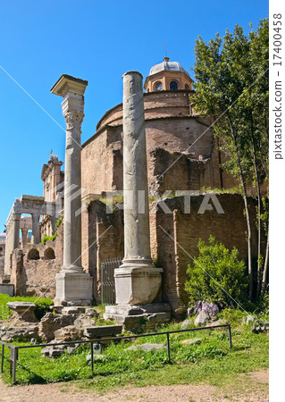 The Temple of Romulus, Roman Forum, Rome The Temple of Romulus, Roman Forum, Rome 17400458