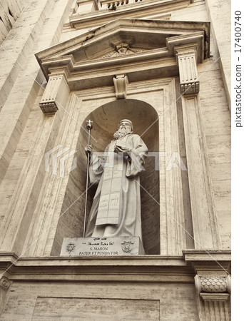 Statue of Saint Maroun, Saint Peter's Basilica Statue of Saint Maroun, Saint Peter's Basilica 17400740