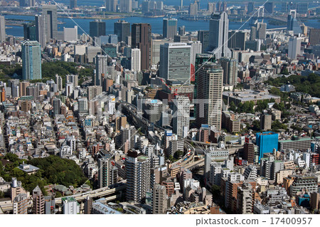 東京市中心的高層建築 17400957