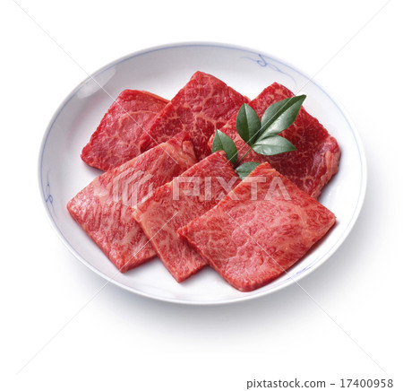 烤肉的牛肉（生肉） 17400958