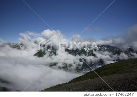 穗高山雲（位置：蝴蝶山） 17402247
