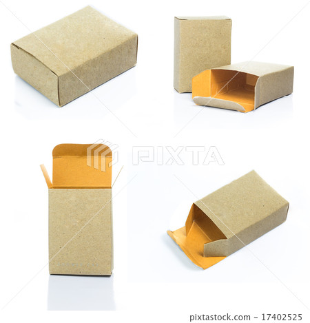 Collection of cardboard paper box Collection of cardboard paper box 17402525