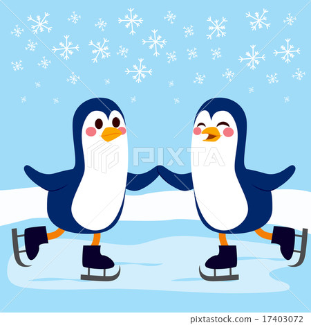 Penguins Skating Winter 17403072