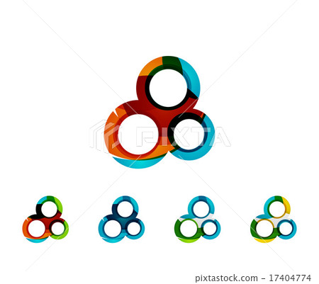 Set of infinity concepts, loop logo designs 17404774