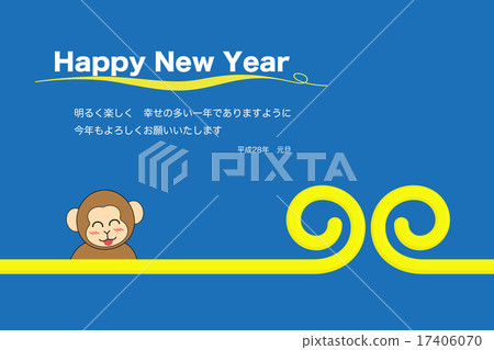 新年賀卡_年份_問候b 17406070