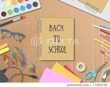 Back to school vector illustration Back to school vector illustration 17408286