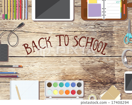 Back to school vector illustration Back to school vector illustration 17408294