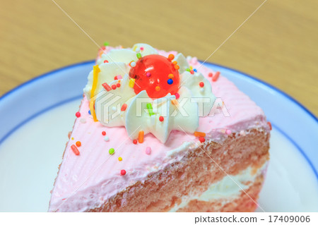 slice of Victoria sponge cake slice of Victoria sponge cake 17409006
